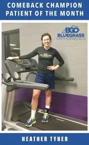 HEATHER TYNER: COMEBACK CHAMPION OF THE MONTH – JANUARY 2018